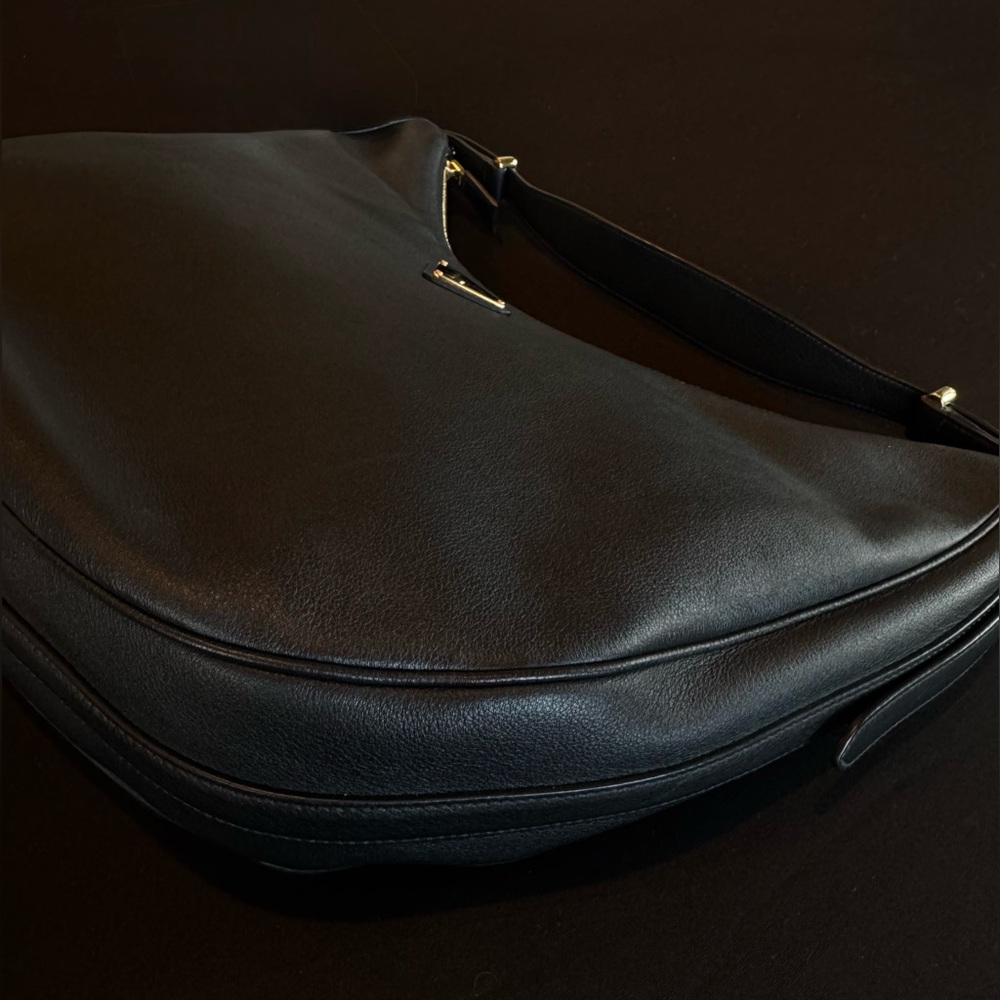 NWOT Prada Arque Large Black Leather Shoulder Bag - Picture 8 of 13